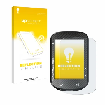 Face avant d’un emballage produit avec le logo de la marque upscreen. À côté, l’appareil iGPSPORT BSC300 est représenté avec l
