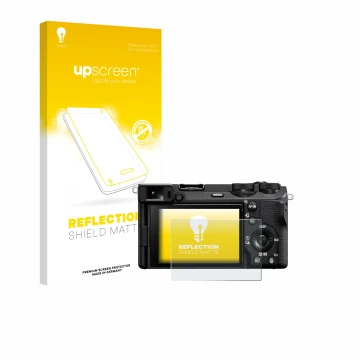 Face avant d’un emballage produit avec le logo de la marque upscreen. À côté, l’appareil Sony Alpha 6700 est représenté avec l