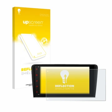 Face avant d’un emballage produit avec le logo de la marque upscreen. À côté, l’appareil Xtrons PSA80A3AL est représenté avec 