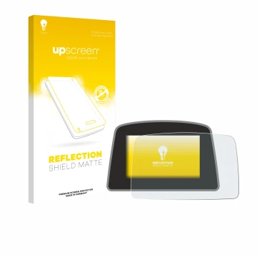 Face avant d’un emballage produit avec le logo de la marque upscreen. À côté, l’appareil PowaKaddy C2i est représenté avec la 