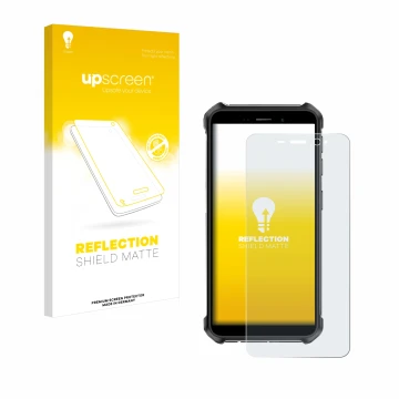 Face avant d’un emballage produit avec le logo de la marque upscreen. À côté, l’appareil Ulefone Armor X12 Pro est représenté 