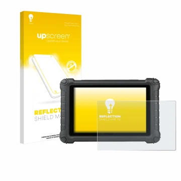 Face avant d’un emballage produit avec le logo de la marque upscreen. À côté, l’appareil Autel MX900c est représenté avec la p