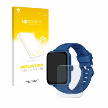 Face avant d’un emballage produit avec le logo de la marque upscreen. À côté, l’appareil Biggerfive BW01 1.5