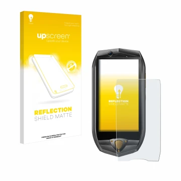 Face avant d’un emballage produit avec le logo de la marque upscreen. À côté, l’appareil Oukitel K16 est représenté avec la pr