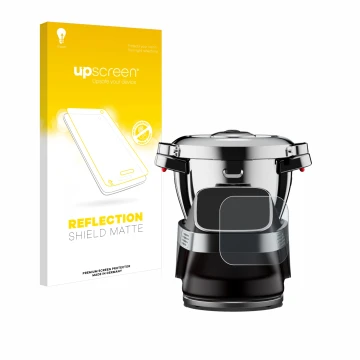 Face avant d’un emballage produit avec le logo de la marque upscreen. À côté, l’appareil WMF Avantgarde est représenté avec la