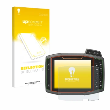 Face avant d’un emballage produit avec le logo de la marque upscreen. À côté, l’appareil Amazone AmaTron 4 est représenté avec