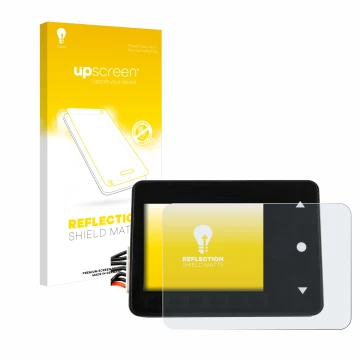 Face avant d’un emballage produit avec le logo de la marque upscreen. À côté, l’appareil Spektrum Smart Technology XBC100 est 