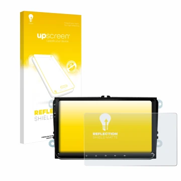 Face avant d’un emballage produit avec le logo de la marque upscreen. À côté, l’appareil Eonon 53 SE est représenté avec la pr