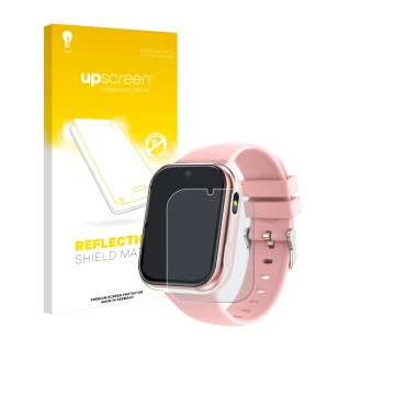 Face avant d’un emballage produit avec le logo de la marque upscreen. À côté, l’appareil Igreeman X53 1.54