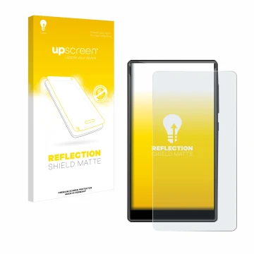 Face avant d’un emballage produit avec le logo de la marque upscreen. À côté, l’appareil innioasis G1-80G est représenté avec 