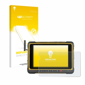 Face avant d’un emballage produit avec le logo de la marque upscreen. À côté, l’appareil AIR3 7.3 est représenté avec la prote