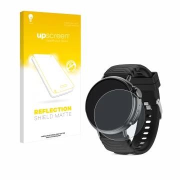 Face avant d’un emballage produit avec le logo de la marque upscreen. À côté, l’appareil AMZSA GT88 est représenté avec la pro