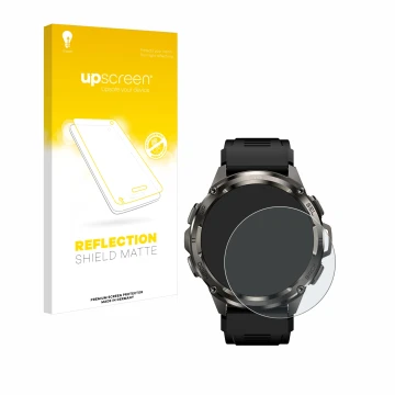 Face avant d’un emballage produit avec le logo de la marque upscreen. À côté, l’appareil Kospet Tank T3 Ultra est représenté a
