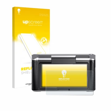 Face avant d’un emballage produit avec le logo de la marque upscreen. À côté, l’appareil Revopoint Miraco est représenté avec 