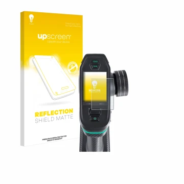 Face avant d’un emballage produit avec le logo de la marque upscreen. À côté, l’appareil DumboRC DDF-350 est représenté avec l