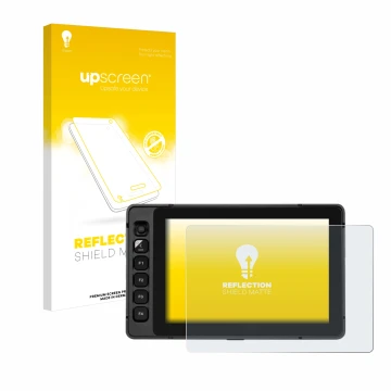 Face avant d’un emballage produit avec le logo de la marque upscreen. À côté, l’appareil SmallHD Ultra 7 est représenté avec l