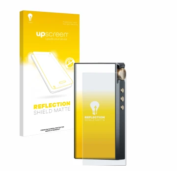 Face avant d’un emballage produit avec le logo de la marque upscreen. À côté, l’appareil Cayin N3-Ultra est représenté avec la