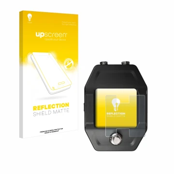 Face avant d’un emballage produit avec le logo de la marque upscreen. À côté, l’appareil Shure GLXD16+ est représenté avec la 