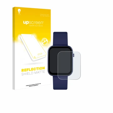 Face avant d’un emballage produit avec le logo de la marque upscreen. À côté, l’appareil Reflex Active Series 12 est représent