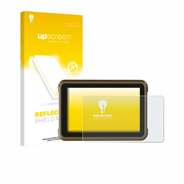 Face avant d’un emballage produit avec le logo de la marque upscreen. À côté, l’appareil Atomos Ninja est représenté avec la p