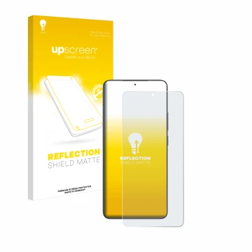 Face avant d’un emballage produit avec le logo de la marque upscreen. À côté, l’appareil Xiaomi Poco F6 Pro est représenté ave