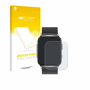 Face avant d’un emballage produit avec le logo de la marque upscreen. À côté, l’appareil Kardena Care Pro 2 (rectangulaire) es