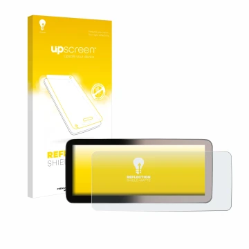 Face avant d’un emballage produit avec le logo de la marque upscreen. À côté, l’appareil Erisin ES46GC50-TDE 12,3
