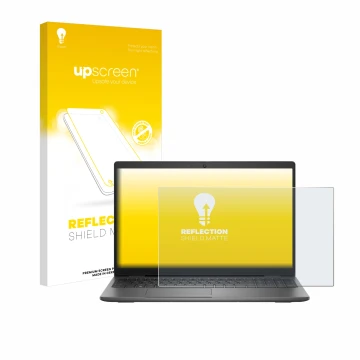 Face avant d’un emballage produit avec le logo de la marque upscreen. À côté, l’appareil Dell Latitude 15 3540 est représenté 