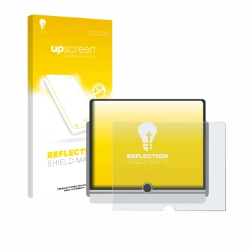 Face avant d’un emballage produit avec le logo de la marque upscreen. À côté, l’appareil Lexus LBX 2024 est représenté avec la