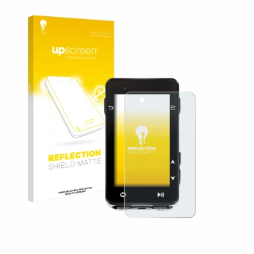 Face avant d’un emballage produit avec le logo de la marque upscreen. À côté, l’appareil iGPSPORT igs630s est représenté avec 