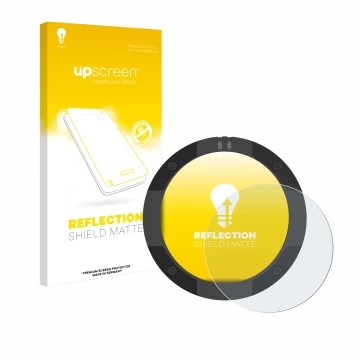 Face avant d’un emballage produit avec le logo de la marque upscreen. À côté, l’appareil Beeline Moto II est représenté avec l