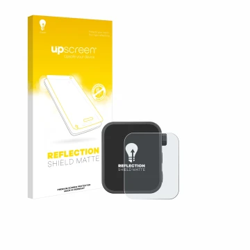 Face avant d’un emballage produit avec le logo de la marque upscreen. À côté, l’appareil Godox X3 est représenté avec la prote