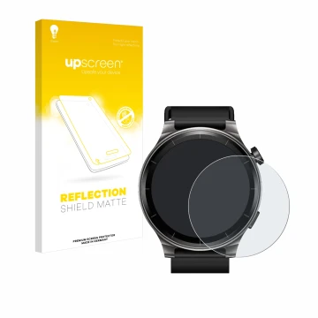 Face avant d’un emballage produit avec le logo de la marque upscreen. À côté, l’appareil TOZO S5 1.43