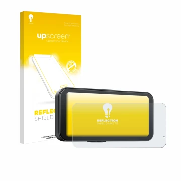 Face avant d’un emballage produit avec le logo de la marque upscreen. À côté, l’appareil Volam JM5AMVL 6.25