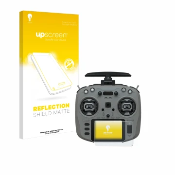 Face avant d’un emballage produit avec le logo de la marque upscreen. À côté, l’appareil Jumper T15 est représenté avec la pro