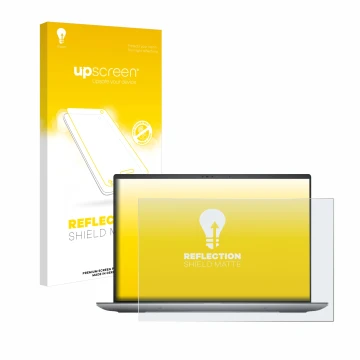 Face avant d’un emballage produit avec le logo de la marque upscreen. À côté, l’appareil Dell Precision 5690 Workstation est r