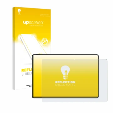 Face avant d’un emballage produit avec le logo de la marque upscreen. À côté, l’appareil Honor Magicpad 2 est représenté avec 