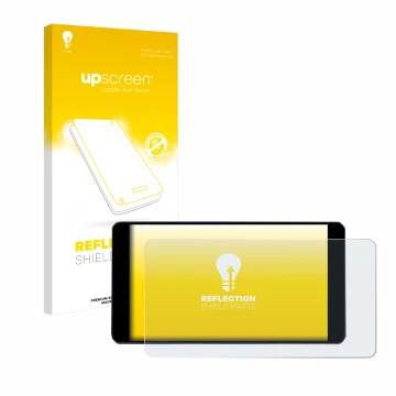 Face avant d’un emballage produit avec le logo de la marque upscreen. À côté, l’appareil Zontes 350E est représenté avec la pr