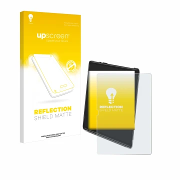 Face avant d’un emballage produit avec le logo de la marque upscreen. À côté, l’appareil Yestel T15 est représenté avec la pro