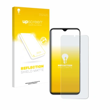 Face avant d’un emballage produit avec le logo de la marque upscreen. À côté, l’appareil Doogee N50 Pro est représenté avec la