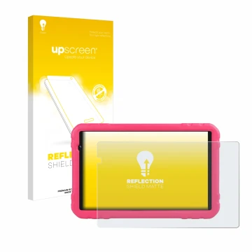 Face avant d’un emballage produit avec le logo de la marque upscreen. À côté, l’appareil Juedur R500 10