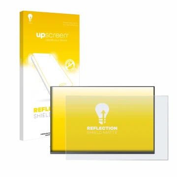 Face avant d’un emballage produit avec le logo de la marque upscreen. À côté, l’appareil Uperfect UGame K118 18