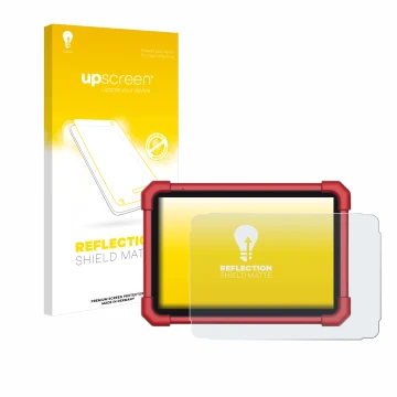 Face avant d’un emballage produit avec le logo de la marque upscreen. À côté, l’appareil Launch X-431 Euro Link est représenté