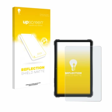 Face avant d’un emballage produit avec le logo de la marque upscreen. À côté, l’appareil Hotwav R9 Pro est représenté avec la 