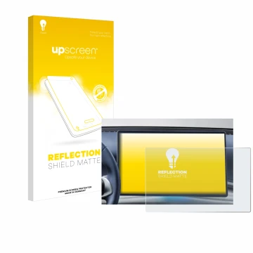 Face avant d’un emballage produit avec le logo de la marque upscreen. À côté, l’appareil BYD Atto 3 Design 16