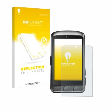 Face avant d’un emballage produit avec le logo de la marque upscreen. À côté, l’appareil Wahoo Elemnt ACE est représenté avec 