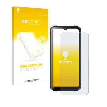 Face avant d’un emballage produit avec le logo de la marque upscreen. À côté, l’appareil Hotwav T7S est représenté avec la pro