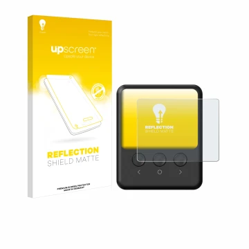 Face avant d’un emballage produit avec le logo de la marque upscreen. À côté, l’appareil ISDT 608PD est représenté avec la pro