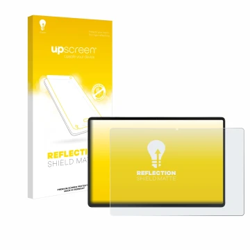 Face avant d’un emballage produit avec le logo de la marque upscreen. À côté, l’appareil Acer Iconia X12 est représenté avec l