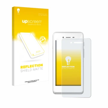 Face avant d’un emballage produit avec le logo de la marque upscreen. À côté, l’appareil Pax A50 wallee est représenté avec la